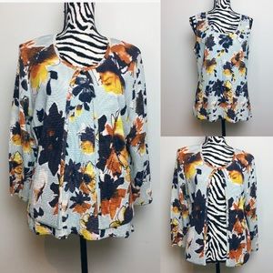 St John 2-Piece Jacket Shell Tank